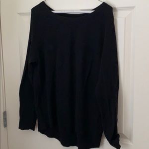 Banana Republic- black crew neck sweater- size M